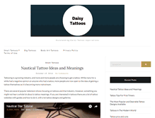 Tablet Screenshot of daisy-tattoos.com